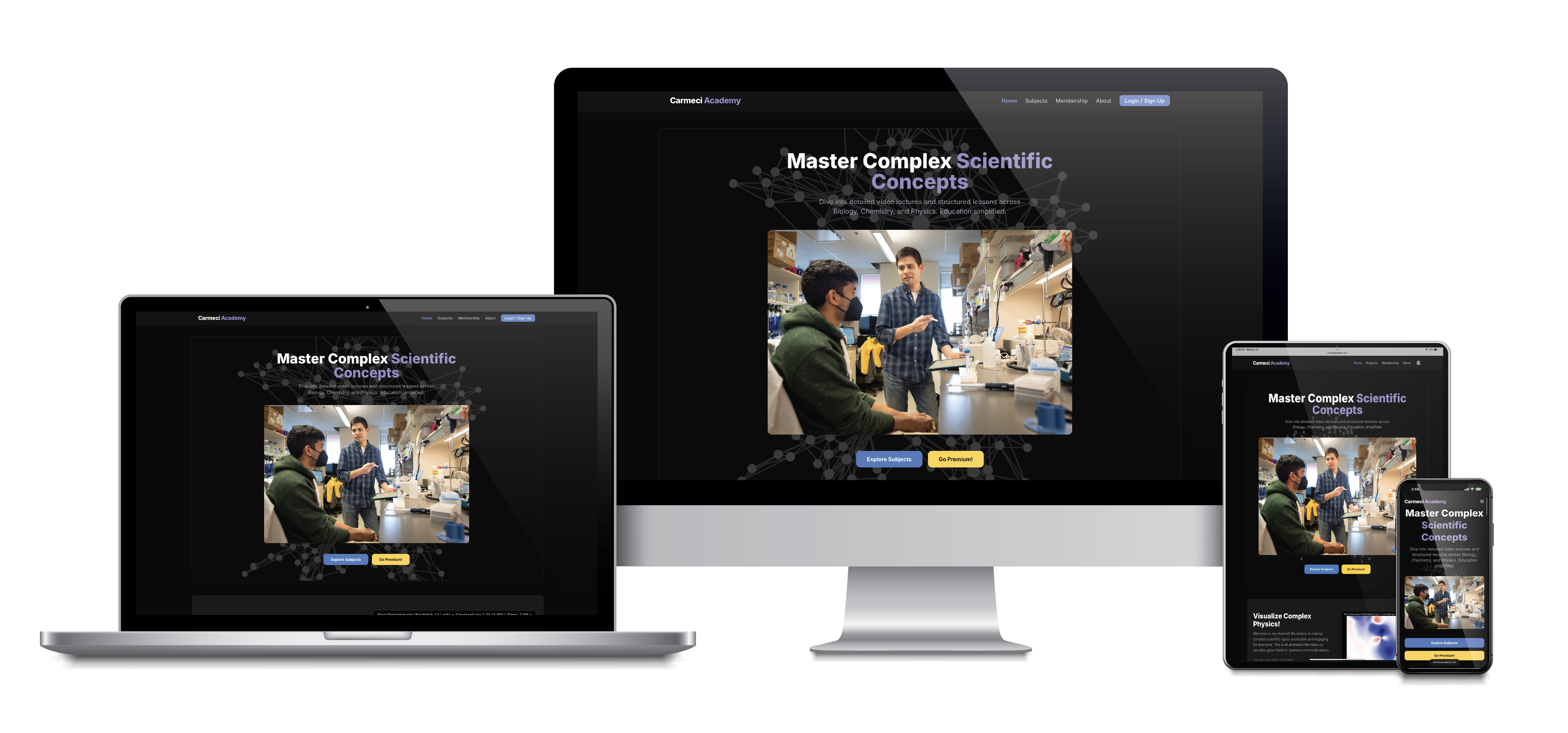 Carmeci Academy on Mac, iPhone, and iPad